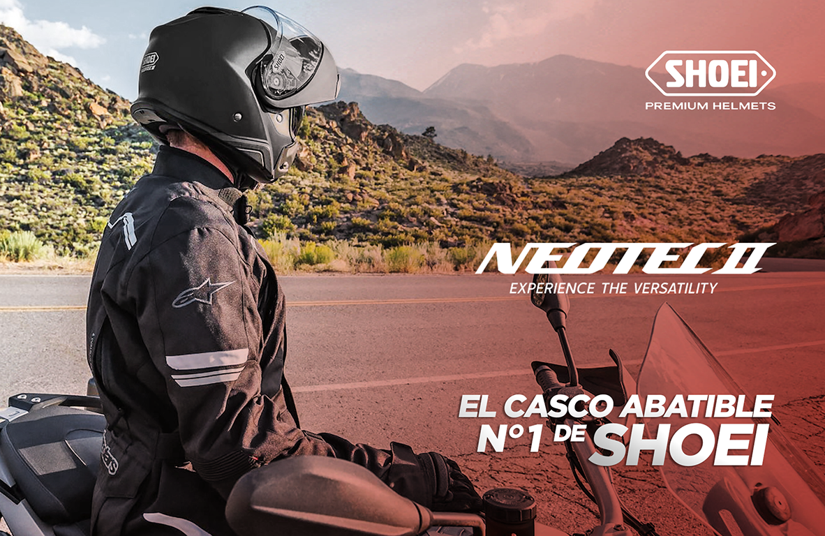 SHOEI NEOTEC II, EL CASCO TOTAL